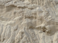 White washed sand